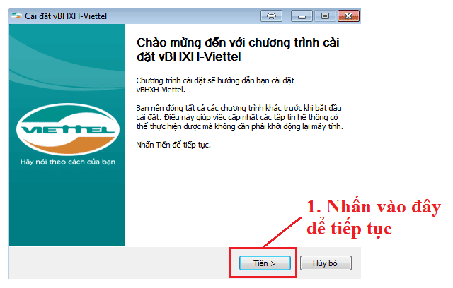 HƯỚNG DẪN CÀI ĐẶT PHẦN MỀM VBHXH