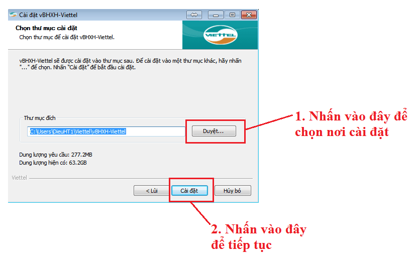 HƯỚNG DẪN CÀI ĐẶT PHẦN MỀM VBHXH – hình 2