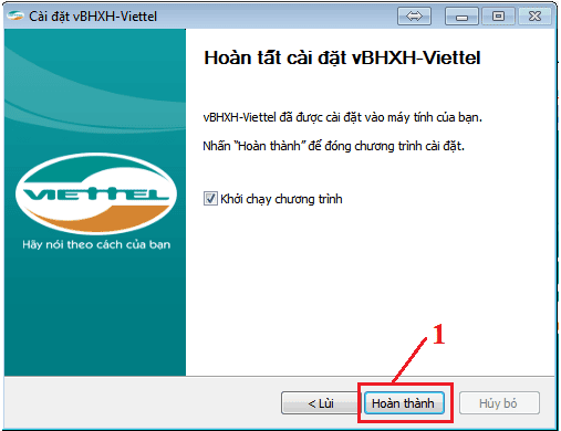 HƯỚNG DẪN CÀI ĐẶT PHẦN MỀM VBHXH – hình 5