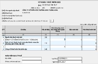 Tất tần tật về thuế môn bài (Phần kết)